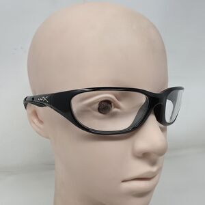 WILEY X AirRage WX Z87-2 Safety Glasses Gloss Black With Clear Lenses